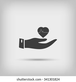 hands of the heart icon