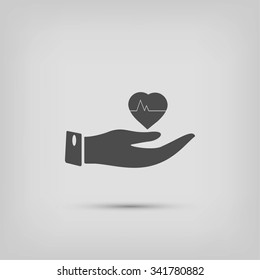 hands of the heart icon
