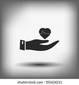 hands of the heart icon