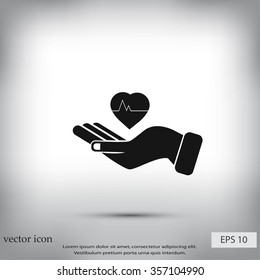 hands of the heart icon