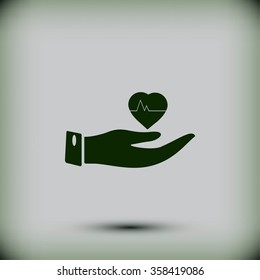 hands of the heart icon