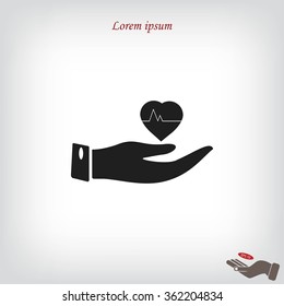 hands of the heart icon