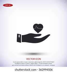 hands of the heart icon