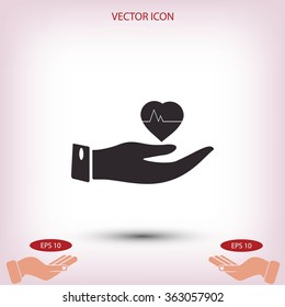 hands of the heart icon