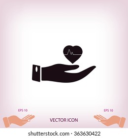 hands of the heart icon