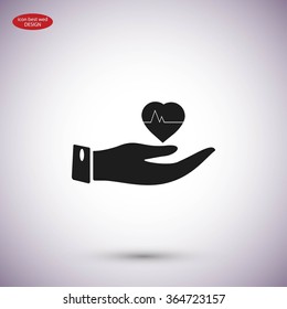 hands of the heart icon
