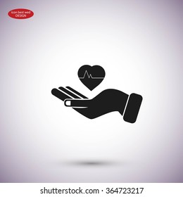 hands of the heart icon
