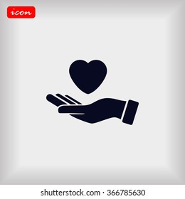 hands of the heart icon