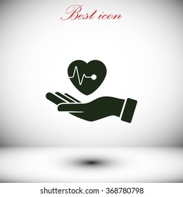 hands of the heart icon