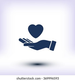 hands of the heart icon