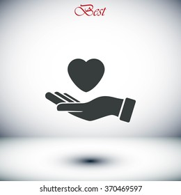 hands of the heart icon