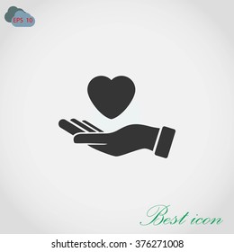hands of the heart icon