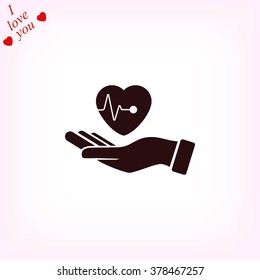 hands of the heart icon