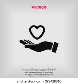 hands of the heart icon