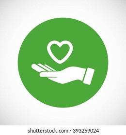 hands of the heart icon