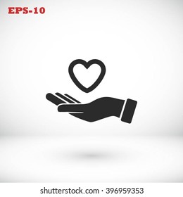 hands of the heart icon