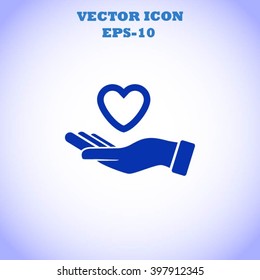 hands of the heart icon