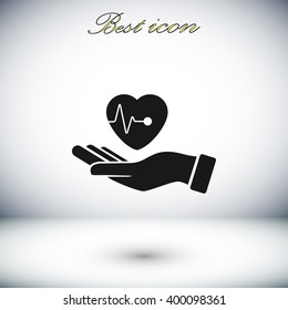 hands of the heart icon