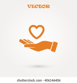 hands of the heart icon