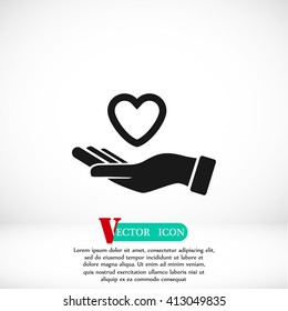 hands of the heart icon