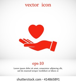 hands of the heart icon