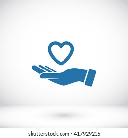 hands of the heart icon