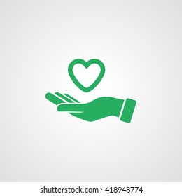 hands of the heart icon