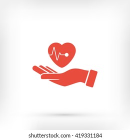 hands of the heart icon