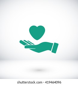 hands of the heart icon
