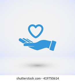 hands of the heart icon