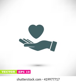 hands of the heart icon
