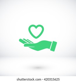 hands of the heart icon