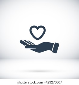 hands of the heart icon