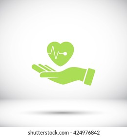 hands of the heart icon