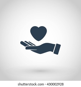 hands of the heart icon