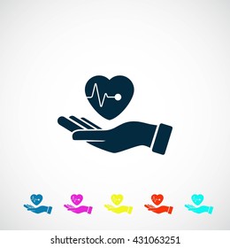 hands of the heart icon