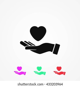 hands of the heart icon