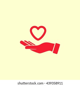 hands of the heart icon