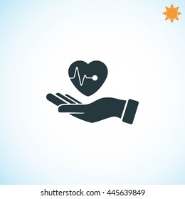 hands of the heart icon