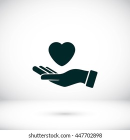 hands of the heart icon