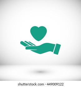 hands of the heart icon