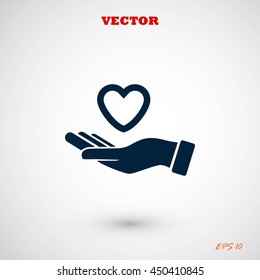 hands of the heart icon