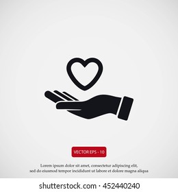 hands of the heart icon