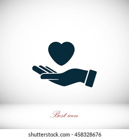 hands of the heart icon