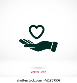 hands of the heart icon