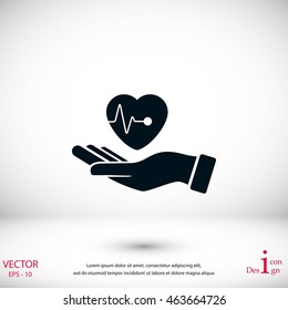 hands of the heart icon