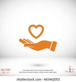 hands of the heart icon