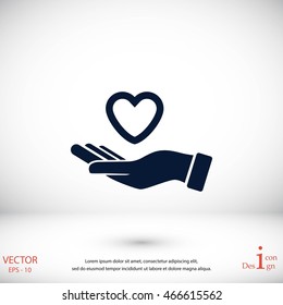 hands of the heart icon