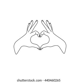  hands heart symbol