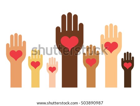 Hands & Hearts (Skin Colors Version)